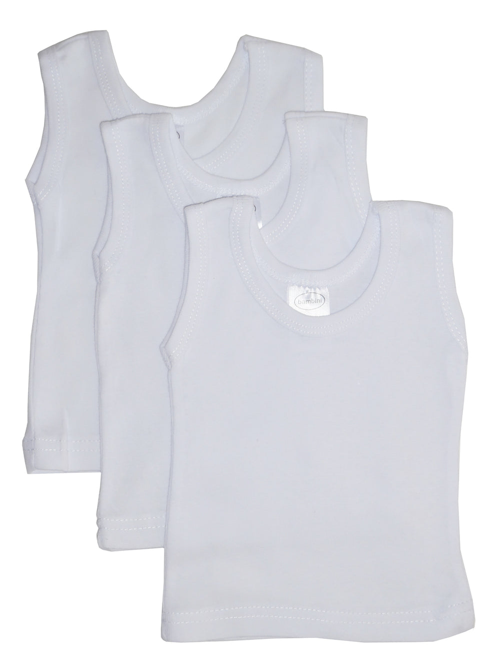 White Tank Top 3 Pack