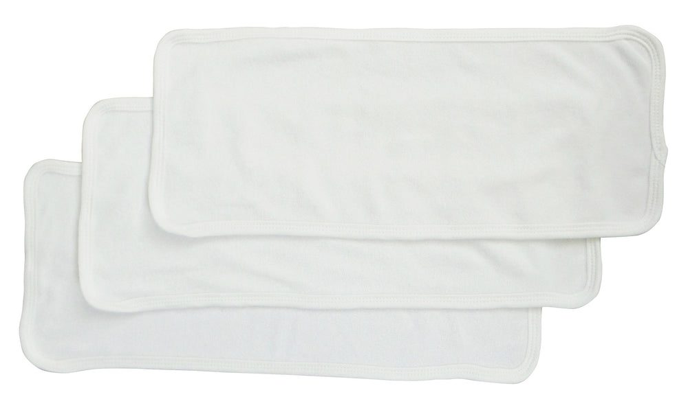 Baby Burpcloth With White Trim (pack Of 3)